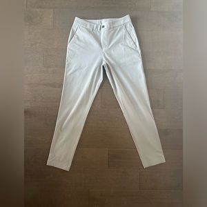 Men’s Lululemon ABC Slim Trouser in Silver Drop 28x30